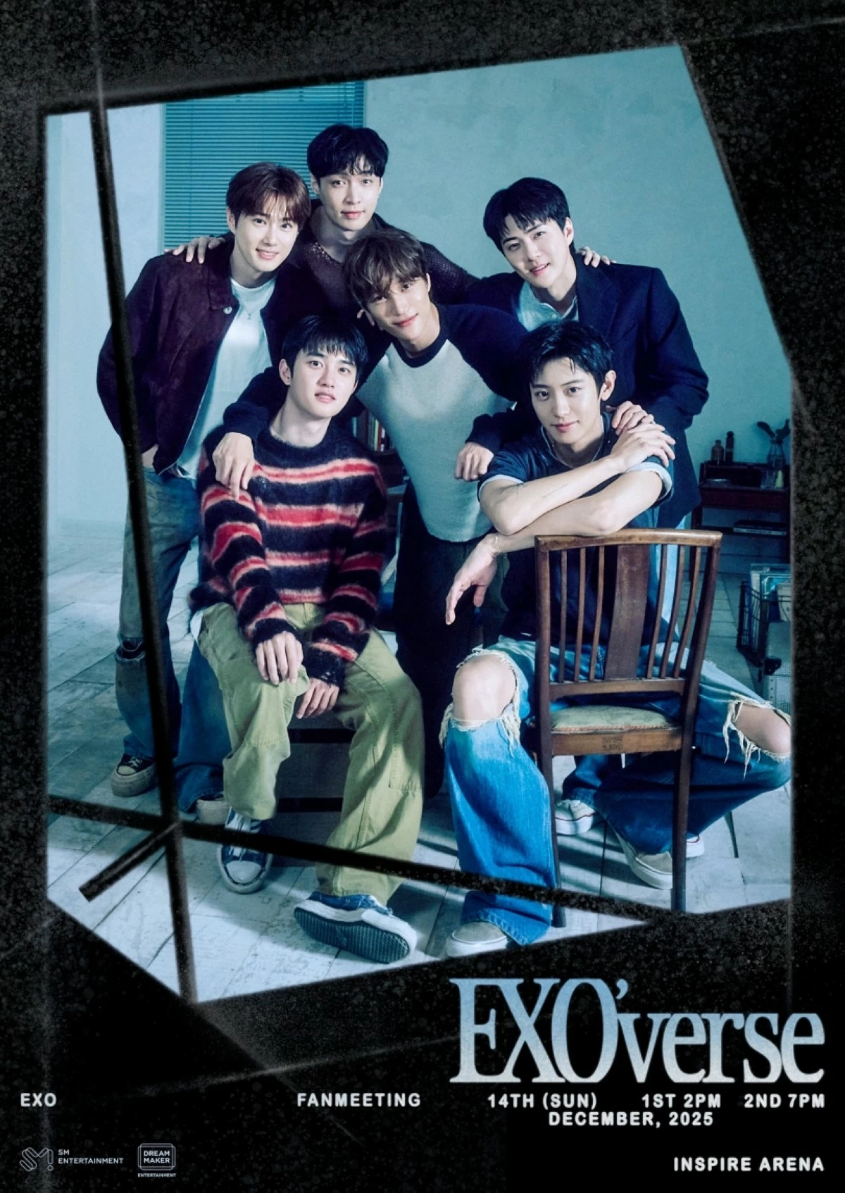 EXO's Suho, Chanyeol, D.O., Kai, Sehun and Lay (X)