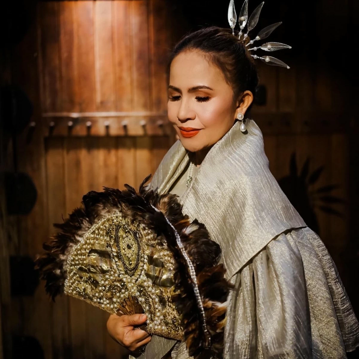 Novelyn Natividad in her national costume.