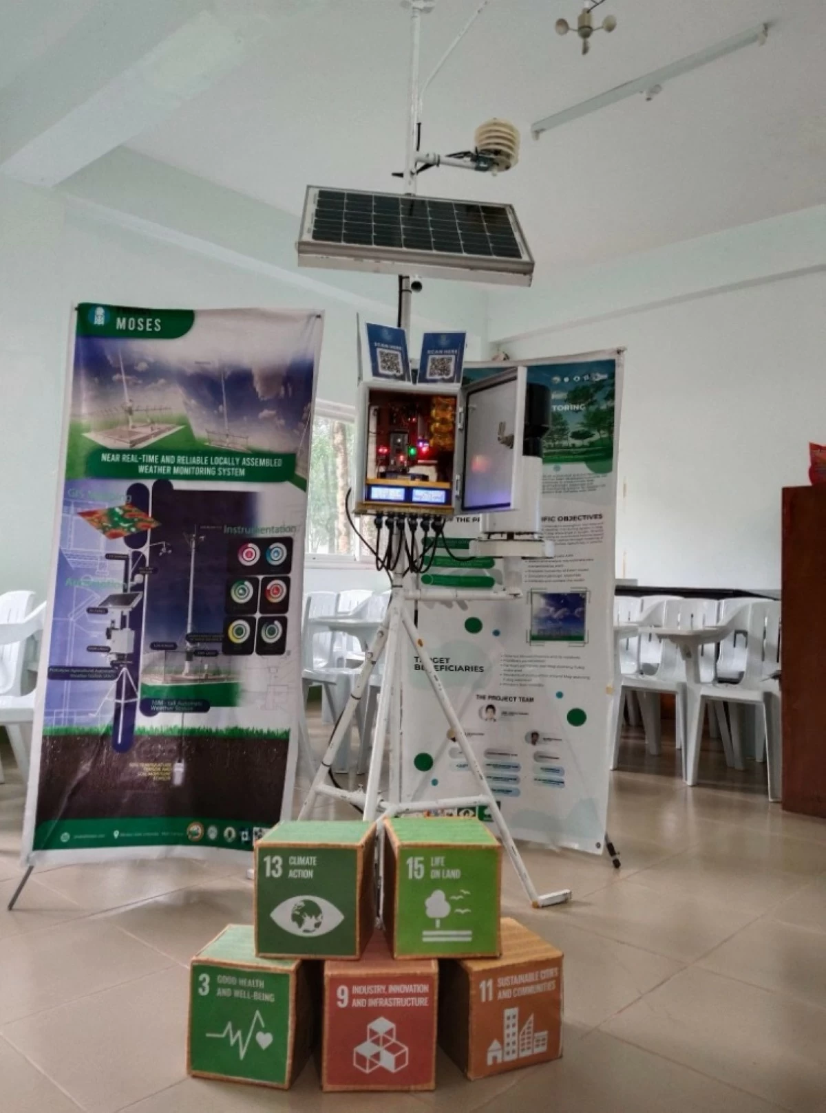 Project MOSES (Monitoring and Observation of Site-specific E-weather Station) is a research-driven, IoT-based localized synoptic weather monitoring system conceptualized and led by licensed Agricultural and Biosystems Engineer Christian B. Hernandez. This aims to address the critical gap in real-time, site-specific weather data in Oriental Mindoro—particularly within flood-prone areas such as the Mag-asawang Tubig Watershed, which directly affects the municipalities of Victoria, Naujan, Calapan, and nearby low-lying areas.