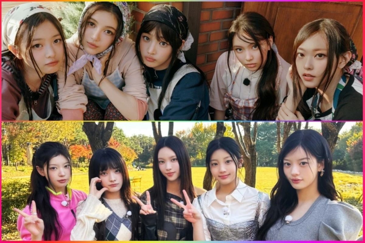 NewJeans (top) and ILLIT (bottom) (X) 