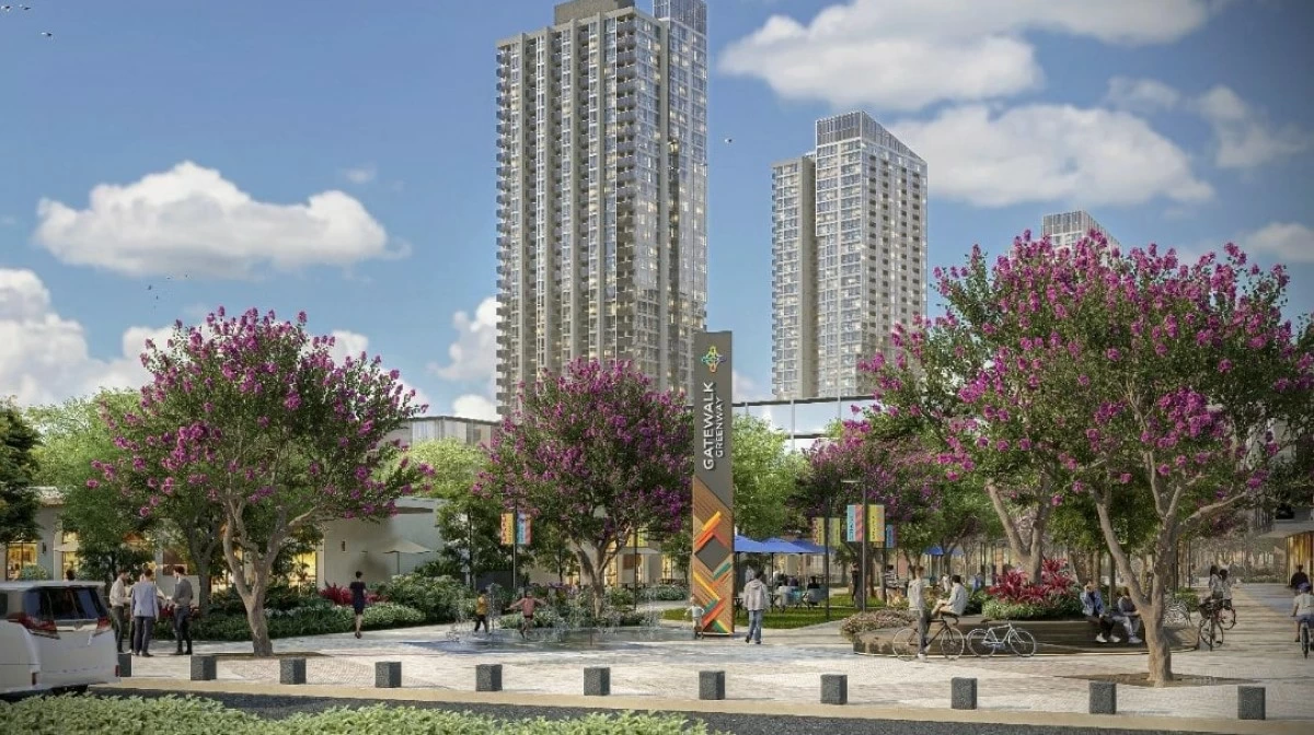 Drawing from BGC High Street, the Greenway prioritizes walkability, open space, and street-level retail. (Artist's rendition)