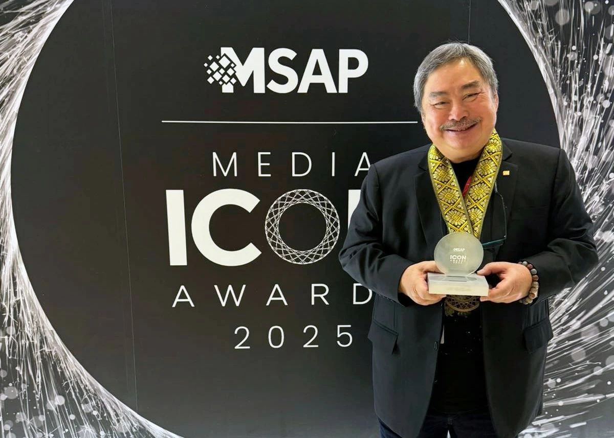 Gil G. Chua receives MSAP’s Media ICON Award for 2025