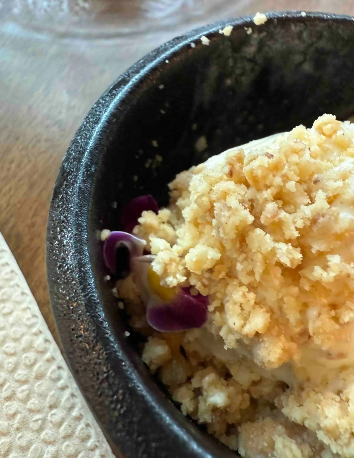 Lemon Chicken Cake, with Yuzu Ice Cream