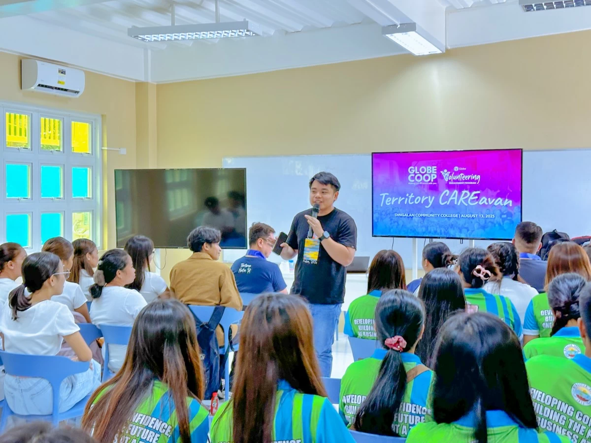 Empowering the Future: Globe Coop CAREvan provides education and livelihood support to students and families at Dingalan Community College.