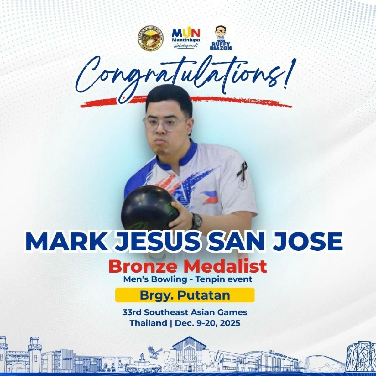 Mark Jesus San Jose (Photo from Muntinlupa PIO)