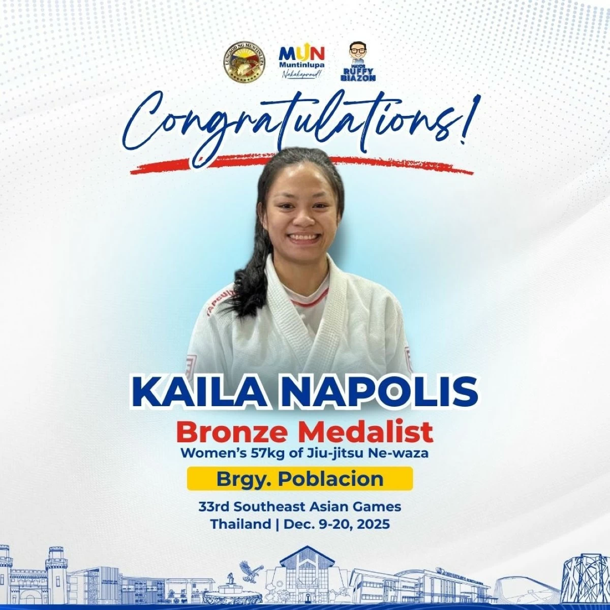 Kaila Napolis (Photo from Muntinlupa PIO)