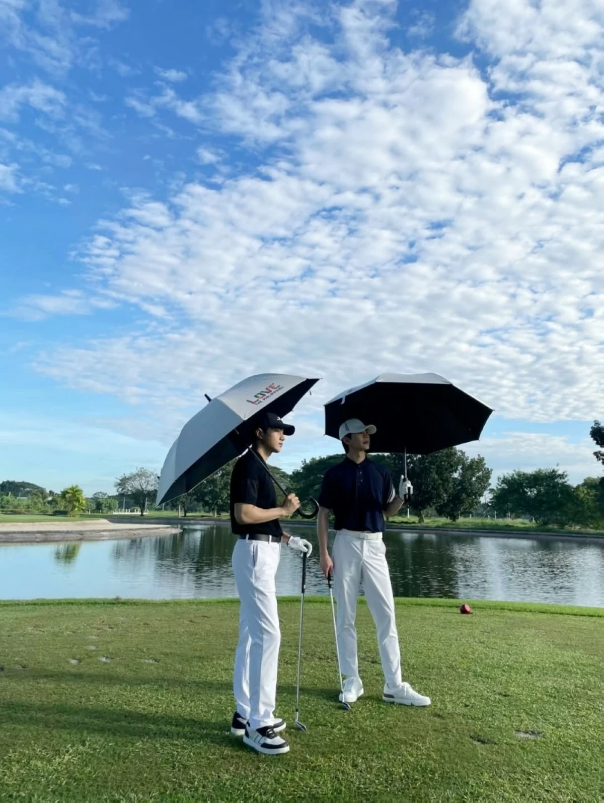 Korean stars and new TPB tourism ambassadors Kim Myung-soo and Choi Bo-min (Instagram)