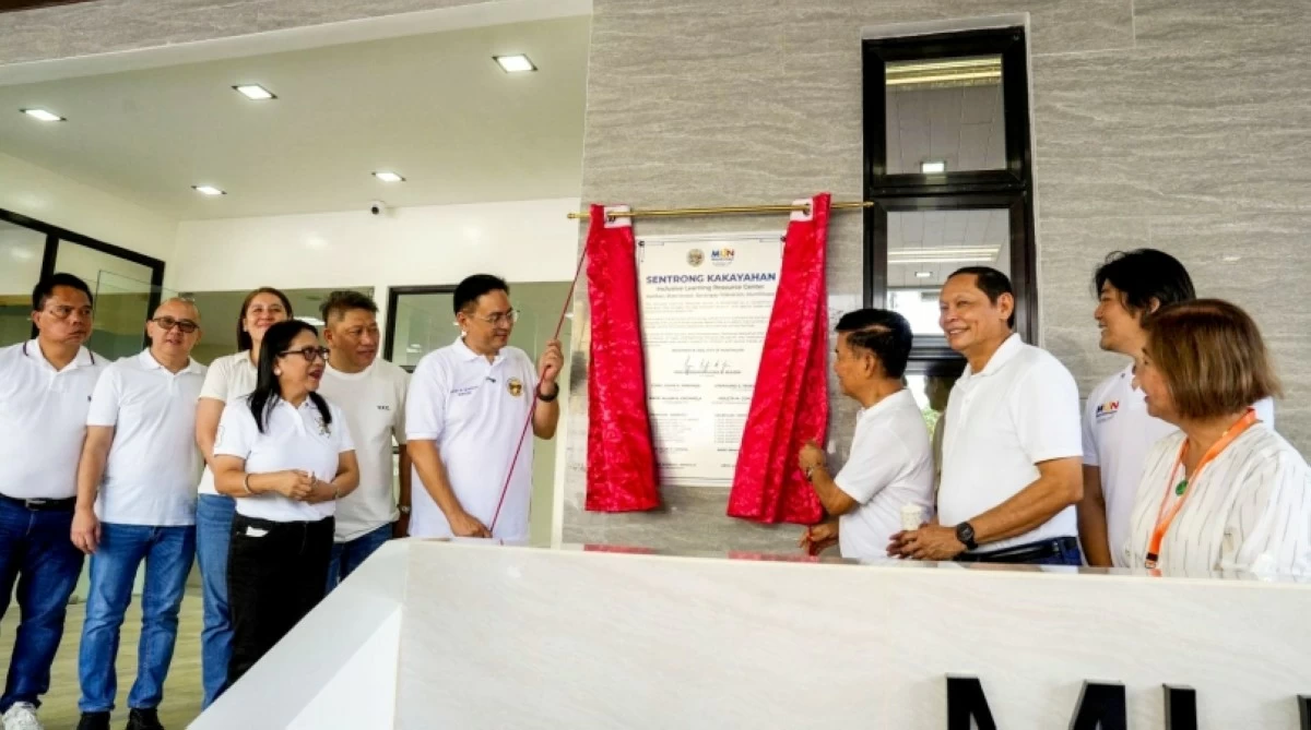 The blessing of the Muntinlupa Inclusive Learning Resource Center on Dec. 19 (Photo from Muntinlupa PIO) 
