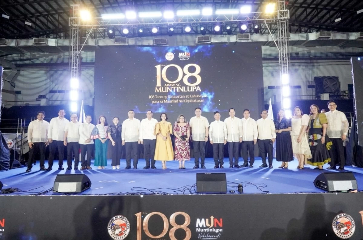 The celebration of Muntinlupa's 108th founding anniversary on Dec. 19 (Photo from Muntinlupa PIO) 