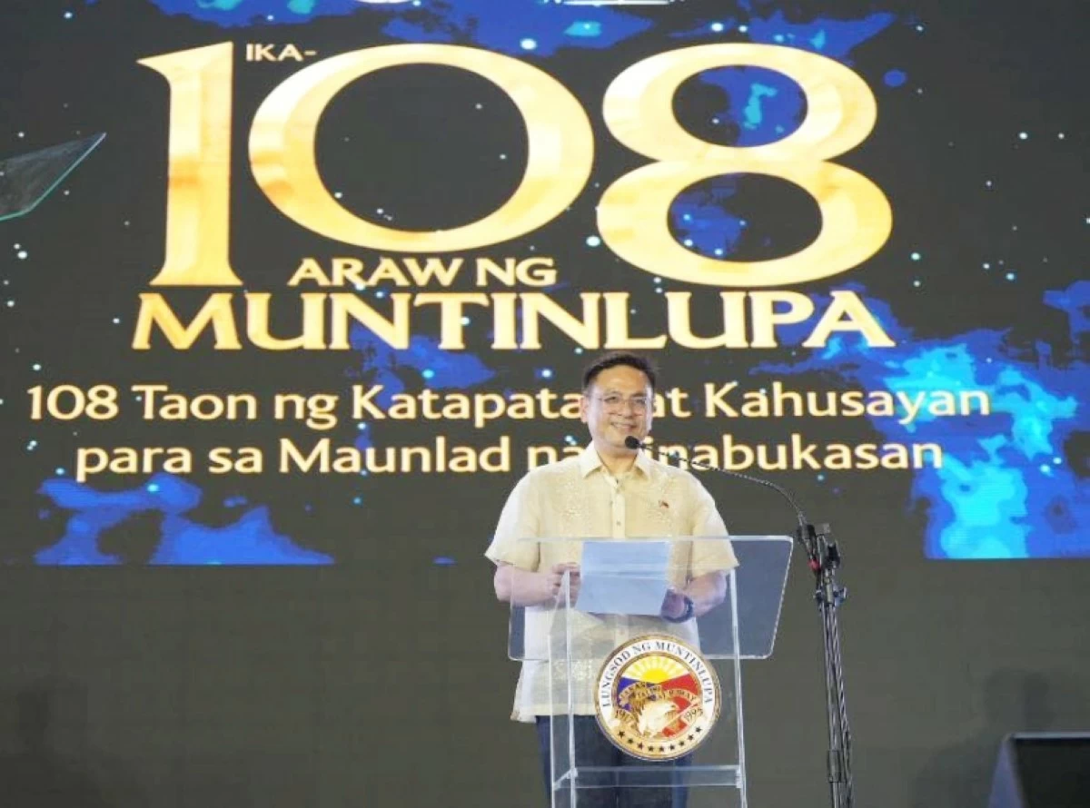 Muntinlupa Mayor Ruffy Biazon (Photo from Muntinlupa PIO) 
