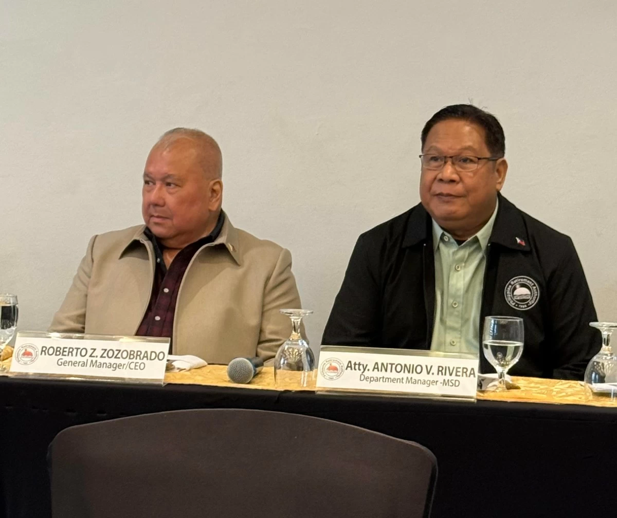 Bob Zozobrado, CEO and GM of the PRA, with Atty. Antonio Rivera, Department Manager - MSD. 
