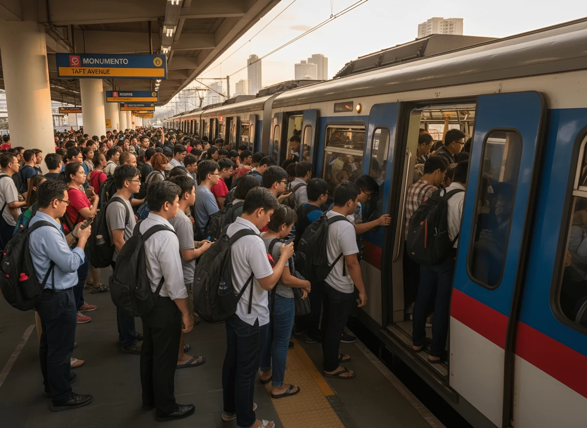 Crowded commutes show the real cost of distance, the everyday problem SMDC communities aim to solve.
