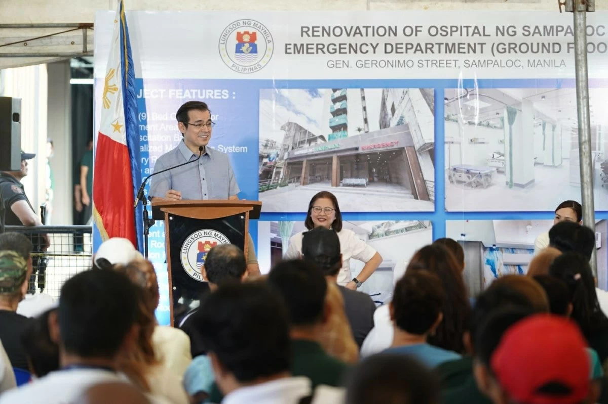Mayor Isko inaugurates upgraded Ospital ng Sampaloc emergency room