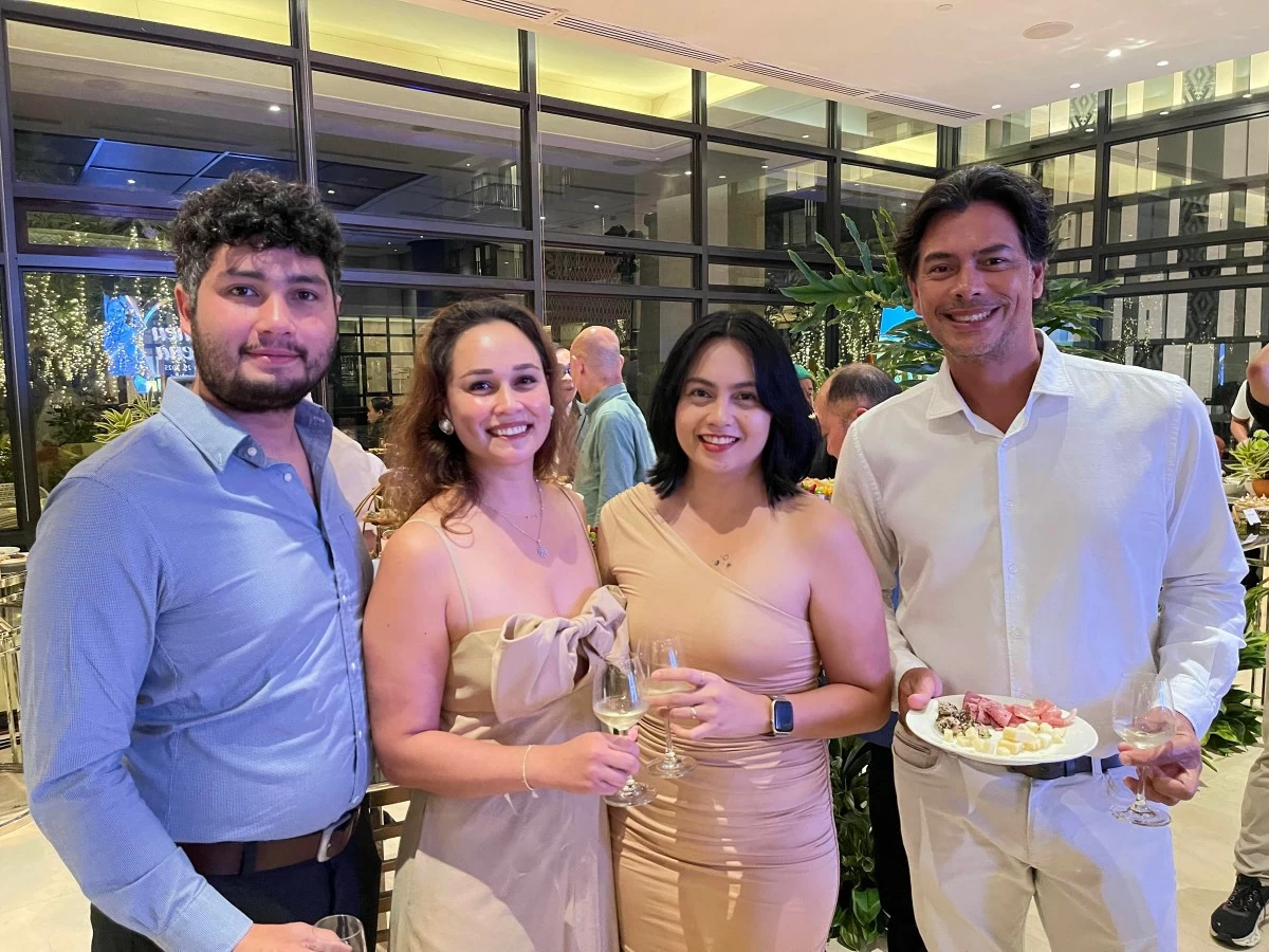 Alexandre Le Niendre, Celina van Dierendonck, Kym Cañizares, and Alec van Dierendonck