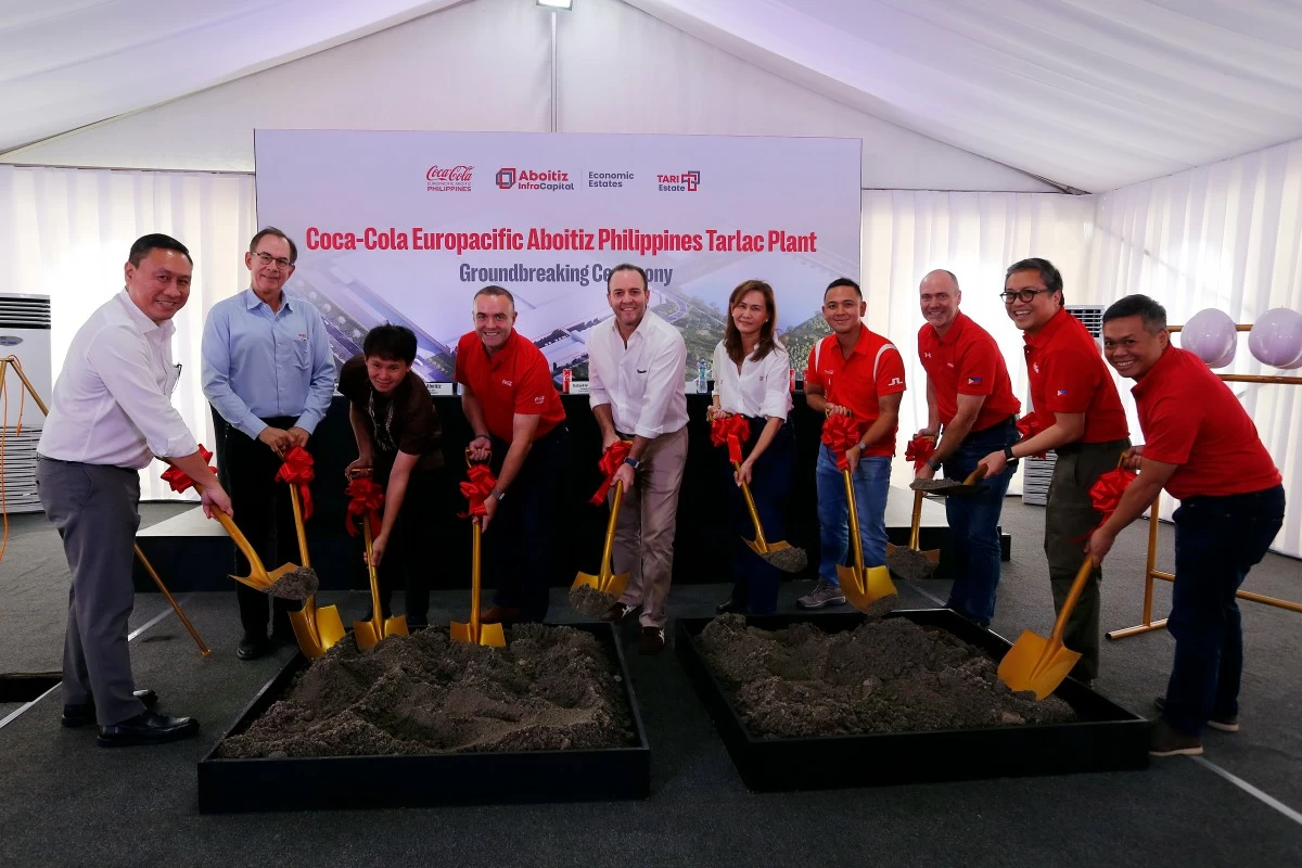A landmark investment that will brings hundreds of new jobs to Tarlac and boost Central Luzon’s manufacturing landscape — Coca-Cola Europacific Aboitiz Philippines breaks ground on its new state-of-the-art, 42-hectare manufacturing plant at TARI Estate in Tarlac, cementing its long-standing role in supporting the Philippines’ economy.