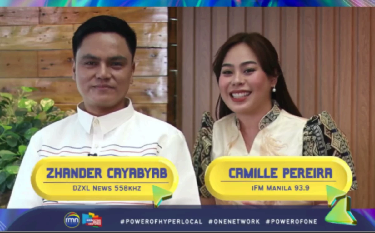 RMN Networks’ own Zhander Cayabyab and Camille Pereira (DJ Reyna Ivana) hosting the virtual launch.