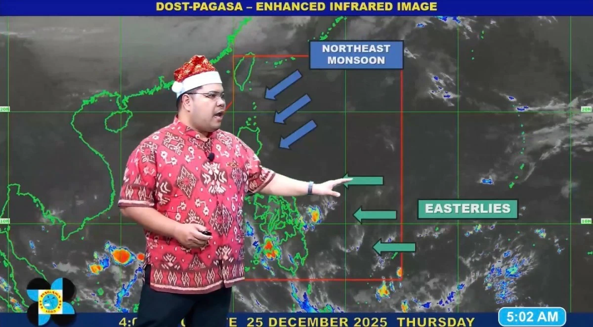 Most of Philippines to enjoy fair Christmas Day weather, says PAGASA
