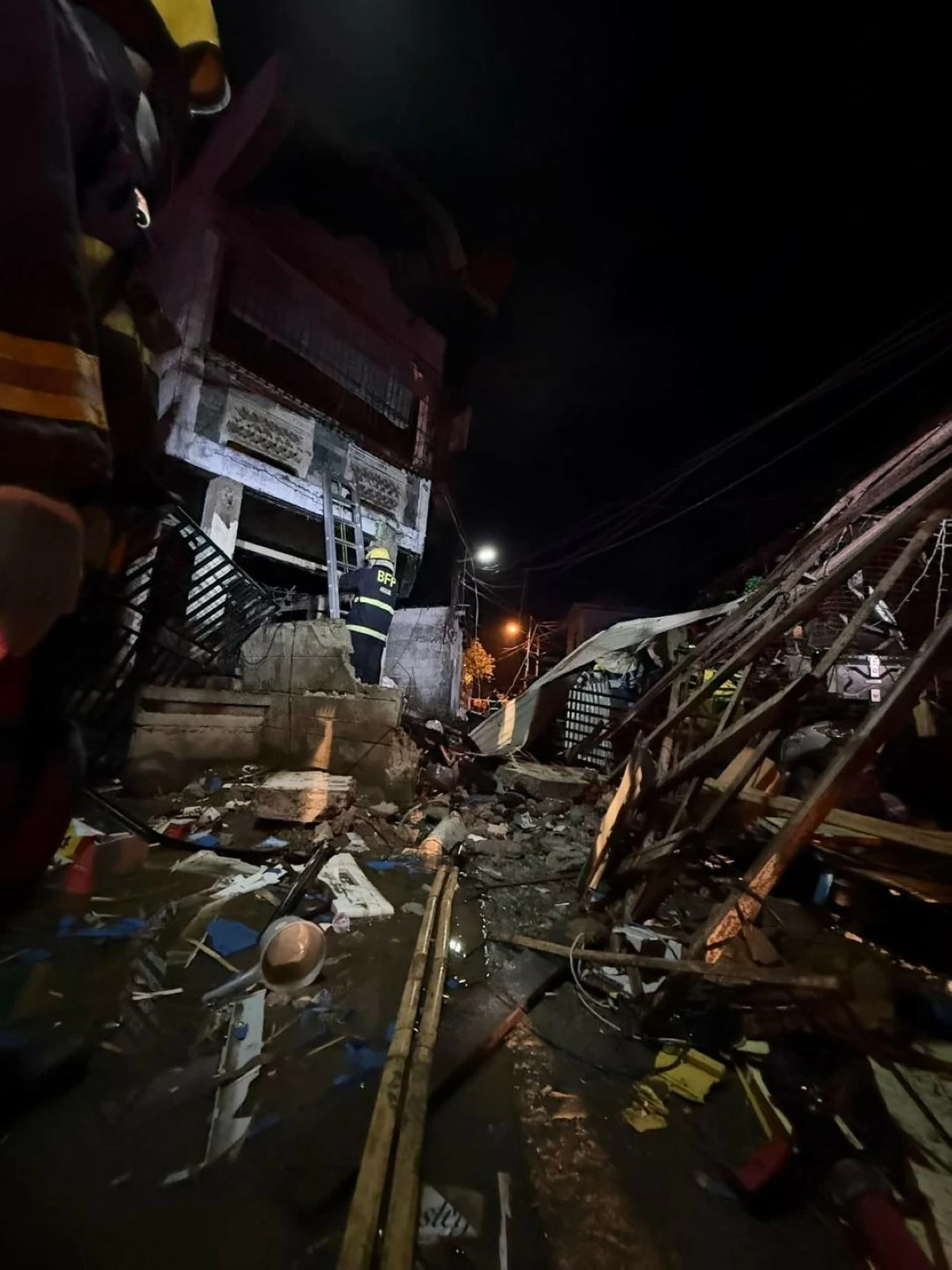 AN explosion rocked Christmas Day in Dagupan City. (Photo via Liezle Basa-Inigo)