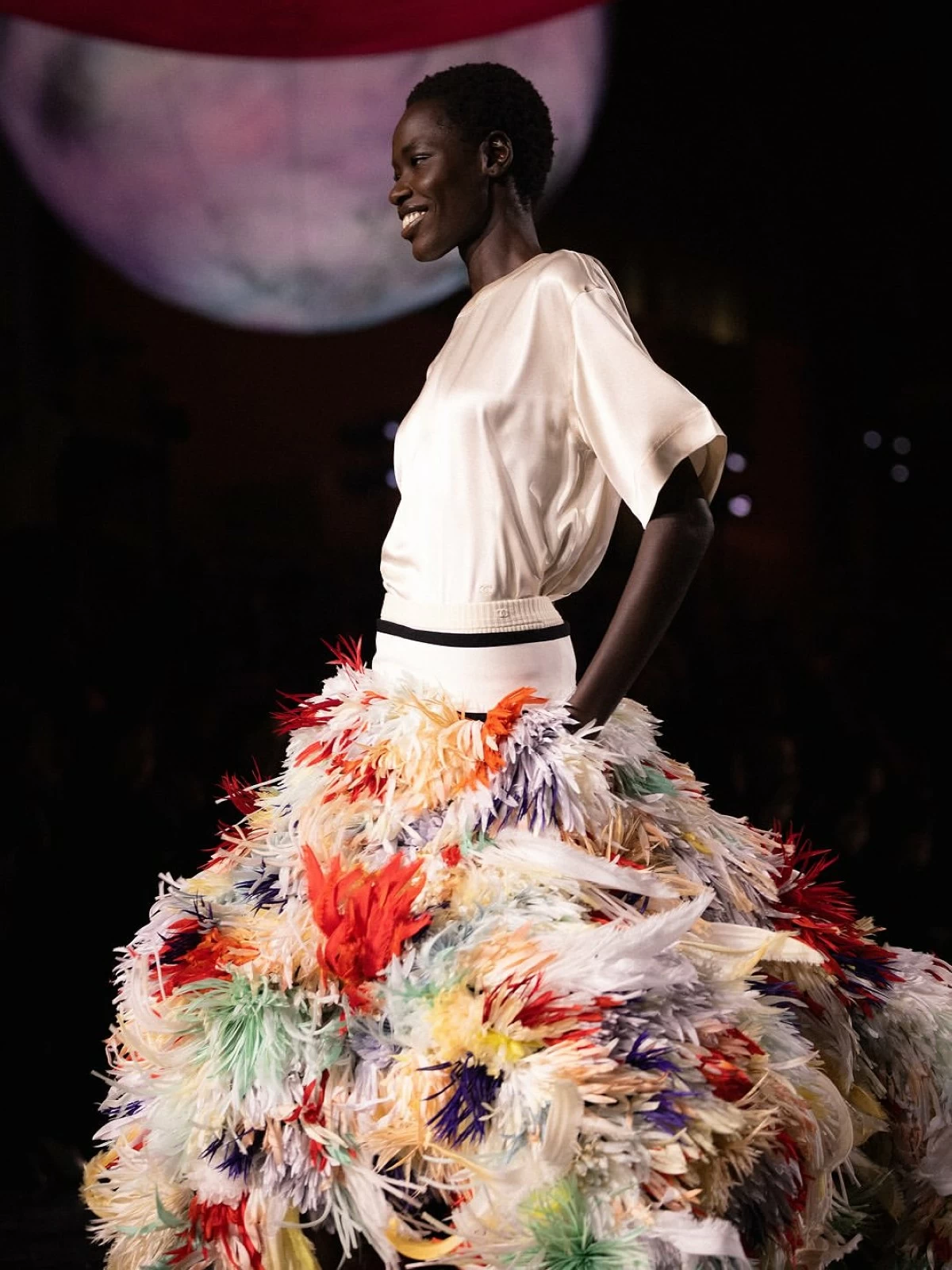 Matthieu Blazy finale look for Chanel spring-summer 2026 ready-to-wear collection