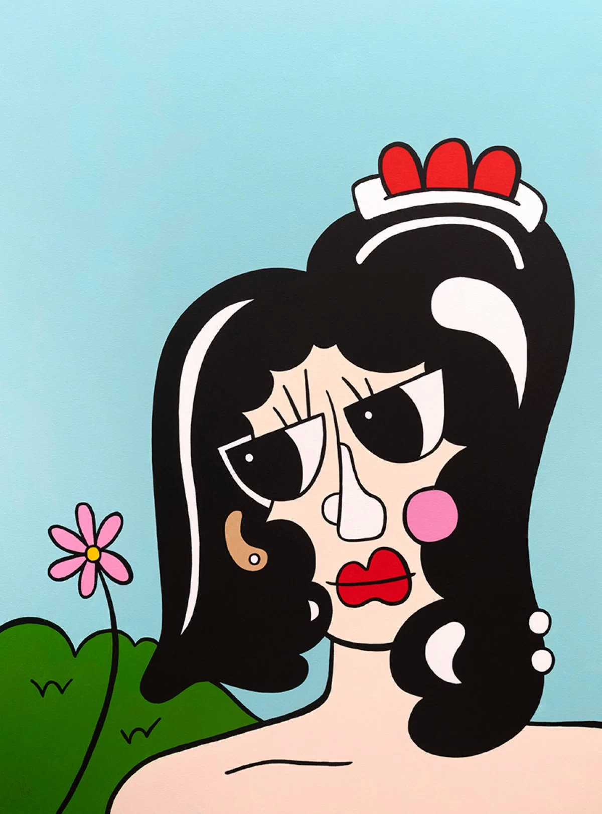 'A SUMMER DAY' 48x36 inches, acrylic on canvas, 2025