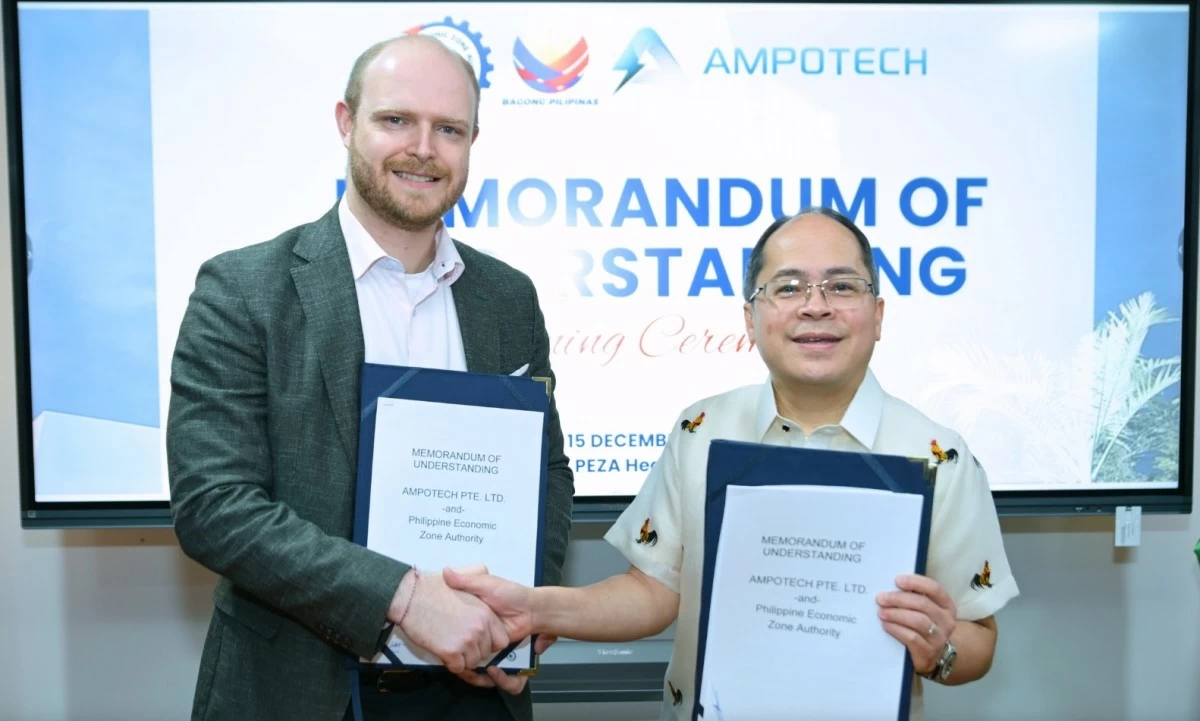 PEZA, Ampotech ink deal to modernize energy management in Philippine ecozones