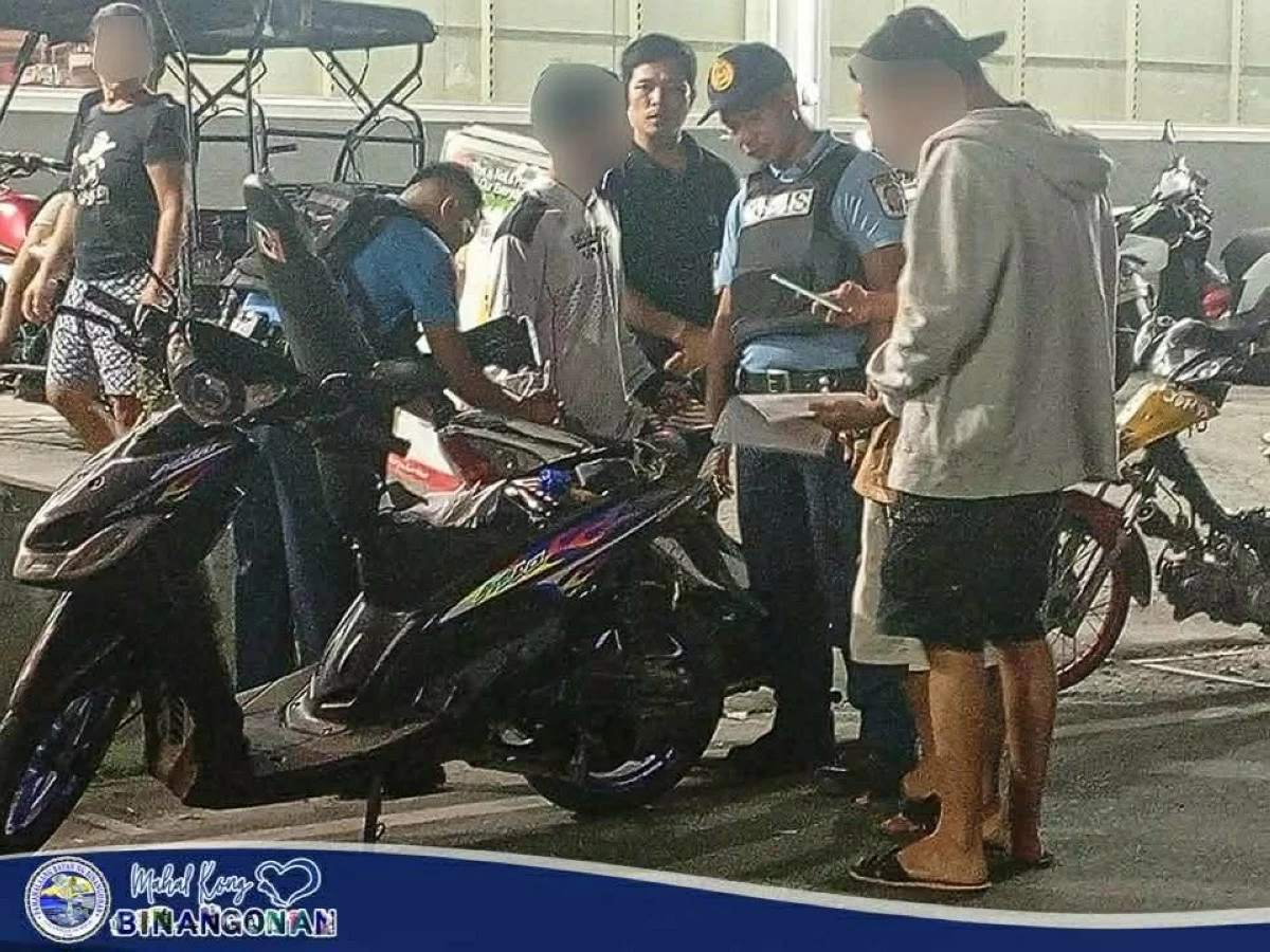 Implementation of the Municipal Ordinance No. 003 on open muffler- photo from Binangonan Municipal Gov's FB page)