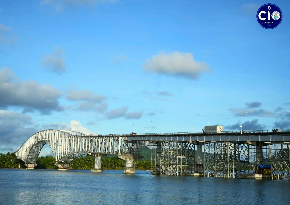 For the first time in months, buses and trucks were seen crossing the iconic San Juanico Bridge following retrofitting works to strengthen the integrity of the structure on Dec. 10, 2025 during a dry run conducted by the Department of Public Works and Highways (DPWH) in Region 8. To recall, an immediate three-metric ton weight restriction was earlier imposed by the DPWH on the San Juanico Bridge from May 16 to Dec. 12 after recent assessments indicated structural vulnerabilities on the iconic link between Leyte and Samar. An increased load limit to 15-ton capacity was fully implemented on Dec. 12. (Photo: Tacloban City Information Office)