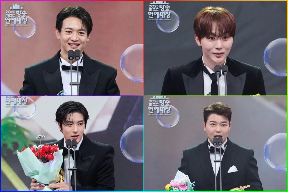 The winners at the 2025 MBC Entertainment Awards (MBC) 