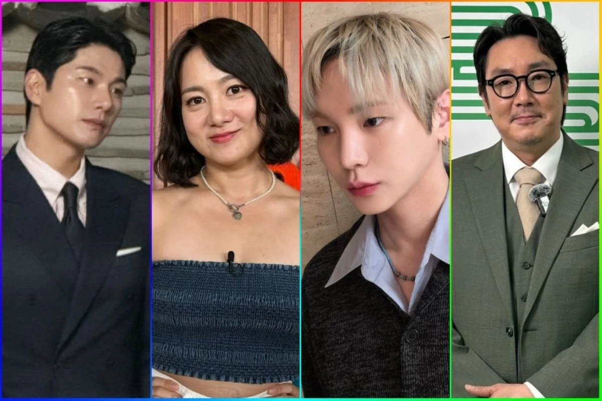 (From left) Lee Yi-kyung, Park Na-rae, SHINee's Key and Cho Jin-woong (Instagram) 