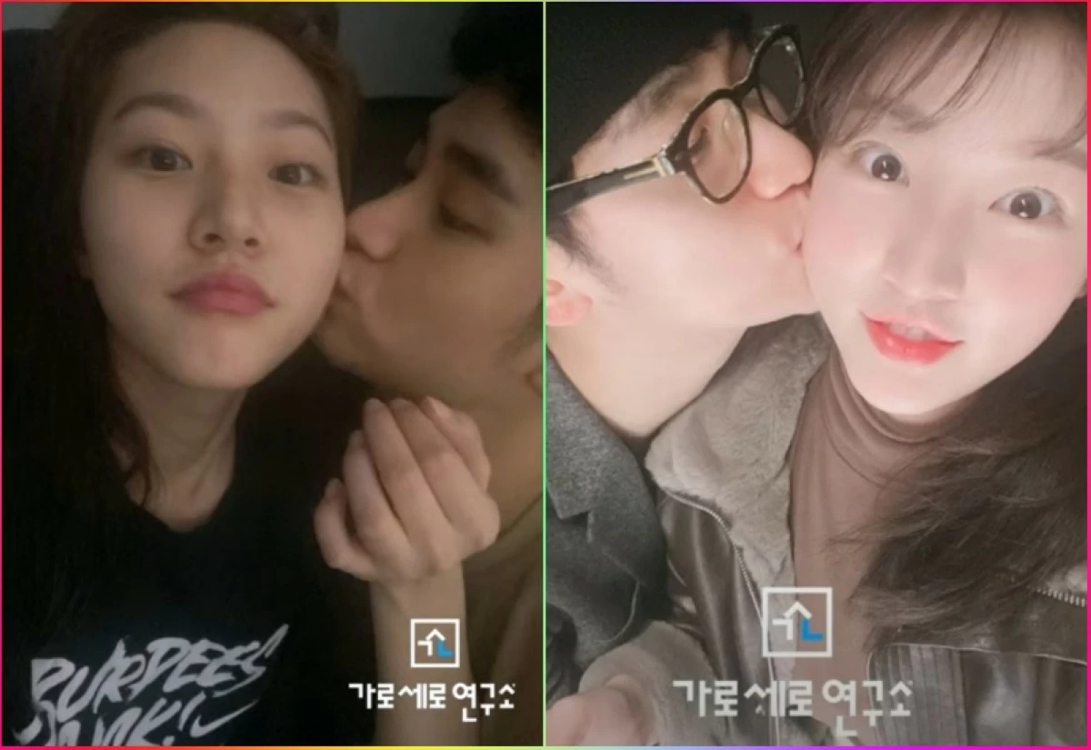Kim Sae-ron and Kim Soo-hyun (Photos from Hoverlab on YouTube) 