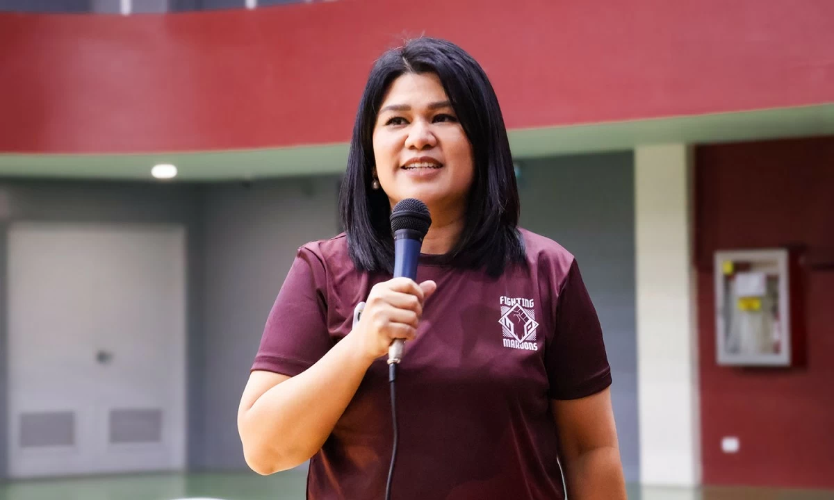 Palawan Group CFO Lilian Castro-Selda commends the UP Fighting Maroons for their relentless drive and discipline, qualities that inspire Palawan Group’s mission to serve with purpose and passion.