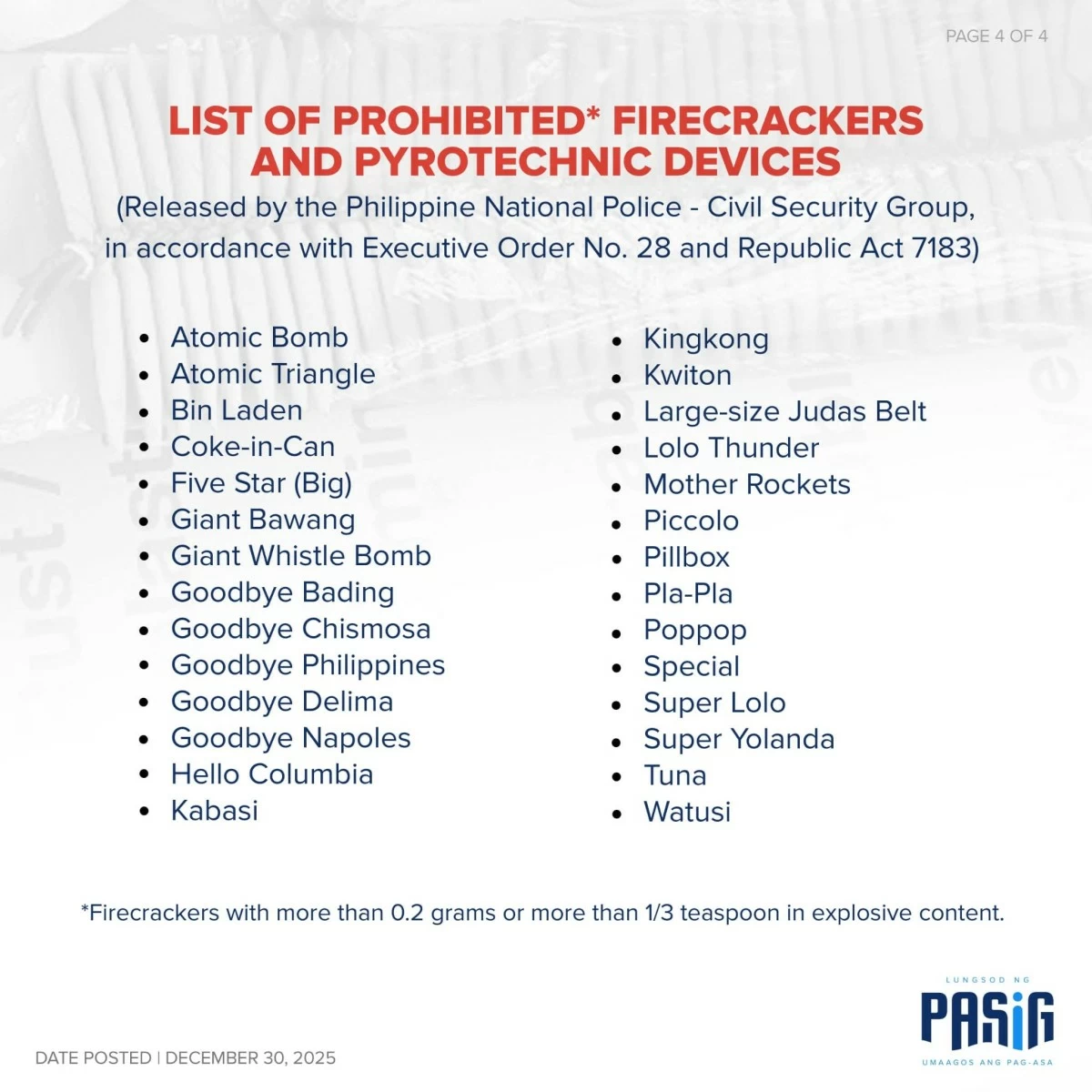 Photos from Pasig PIO