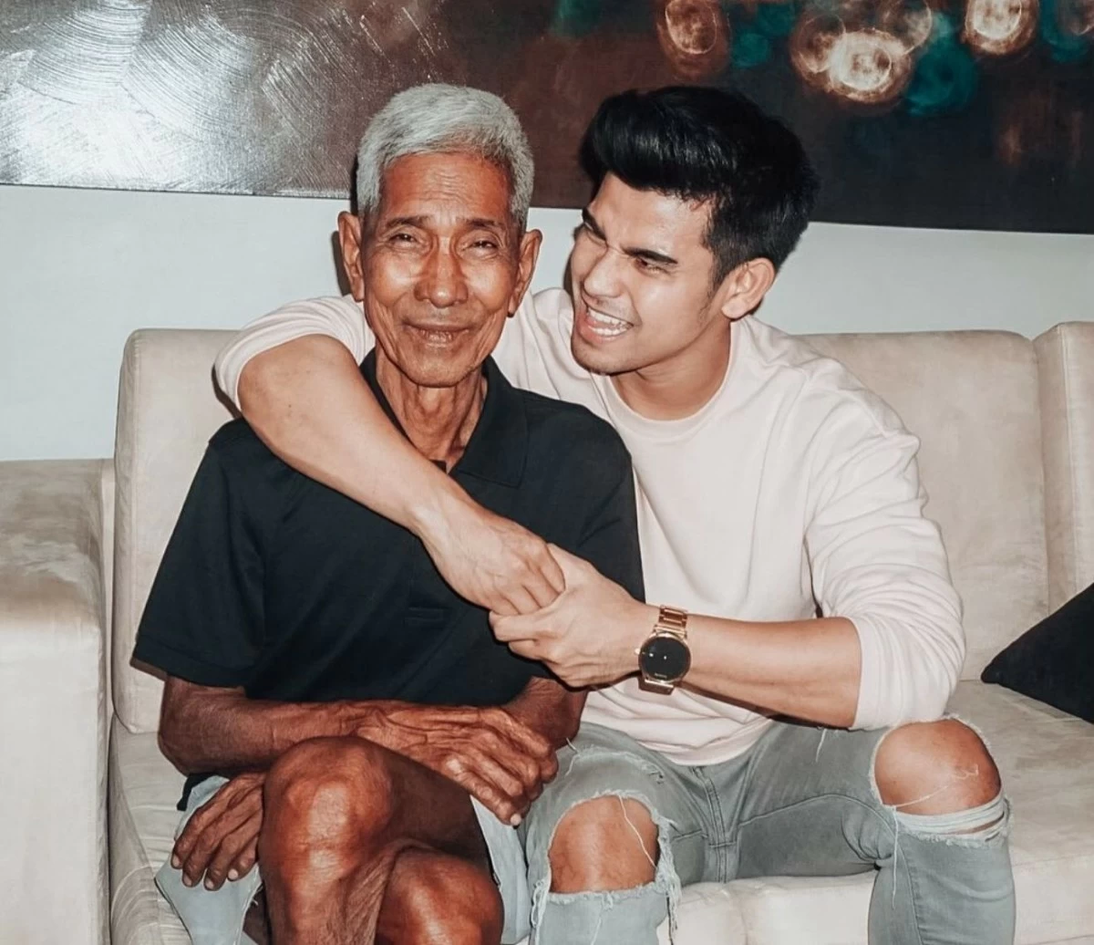 Leo Consul with his beloved stepfather (Instagram)
