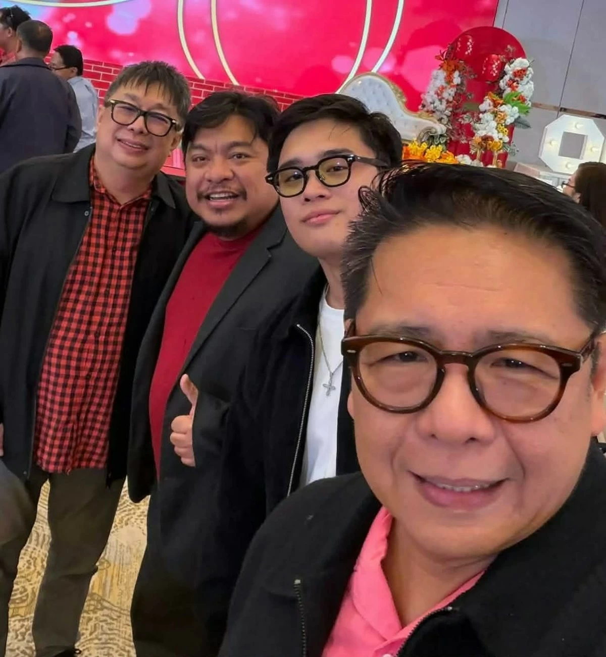 Nelson Sotto, Dr. Jerome Sison, Anton Villaflor, and Dr Juvie Villaflor