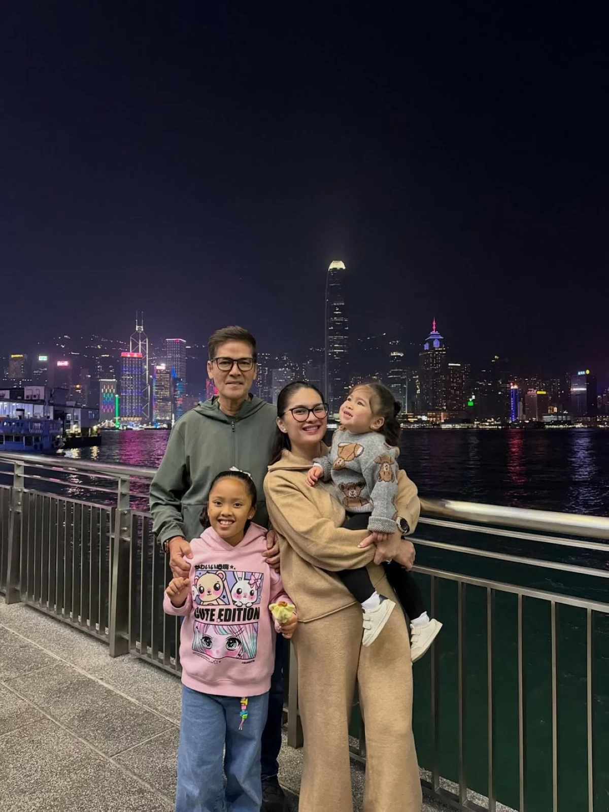 Pauline Luna-Sotto and her family