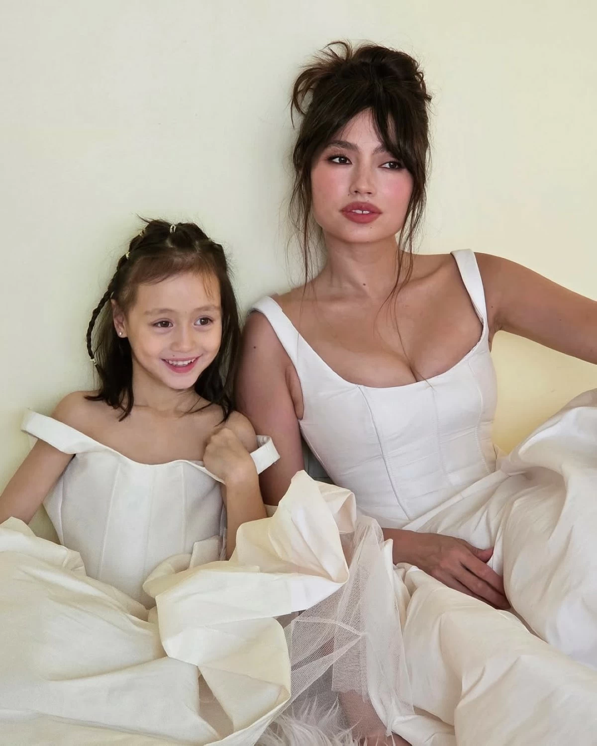 Martine Cajucom-Ho and her daughter