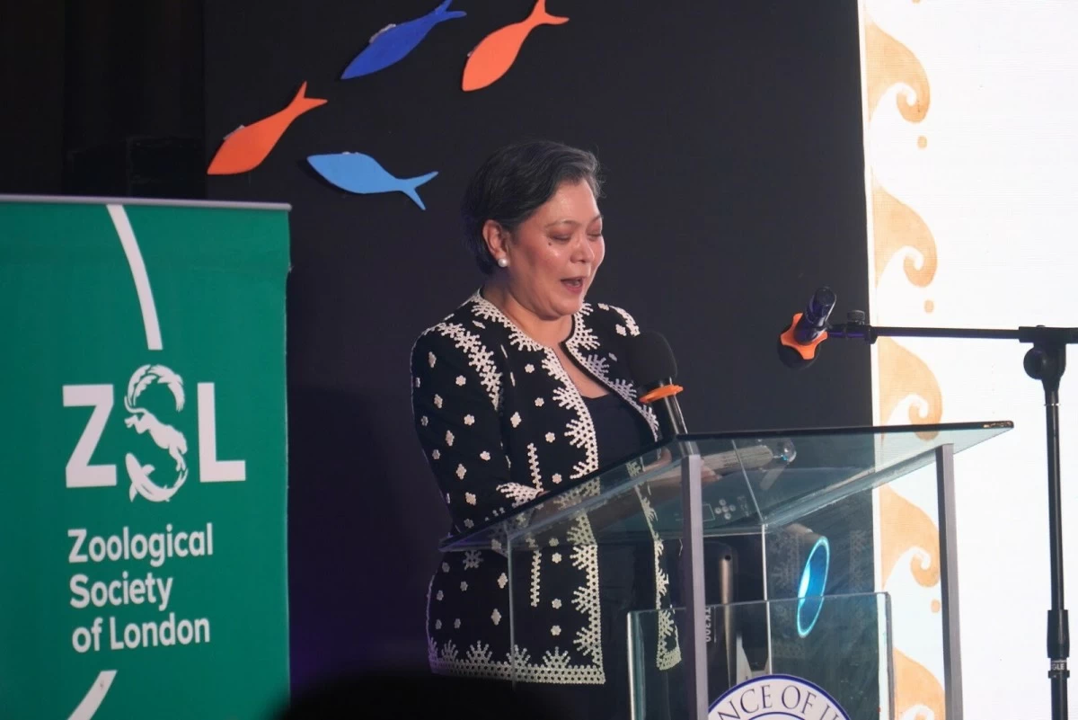 During the Asia Regional Large-Scale MPA Workshop held at Courtyard by Marriott in Iloilo City, Edwina Garchitorena, Country Director of ZSL Philippines, emphasized the shift toward large-scale marine protected areas, acknowledging the challenges from community understanding to governance alignment while committing to achieving meaningful impact. Photo from ZSL Philippines.