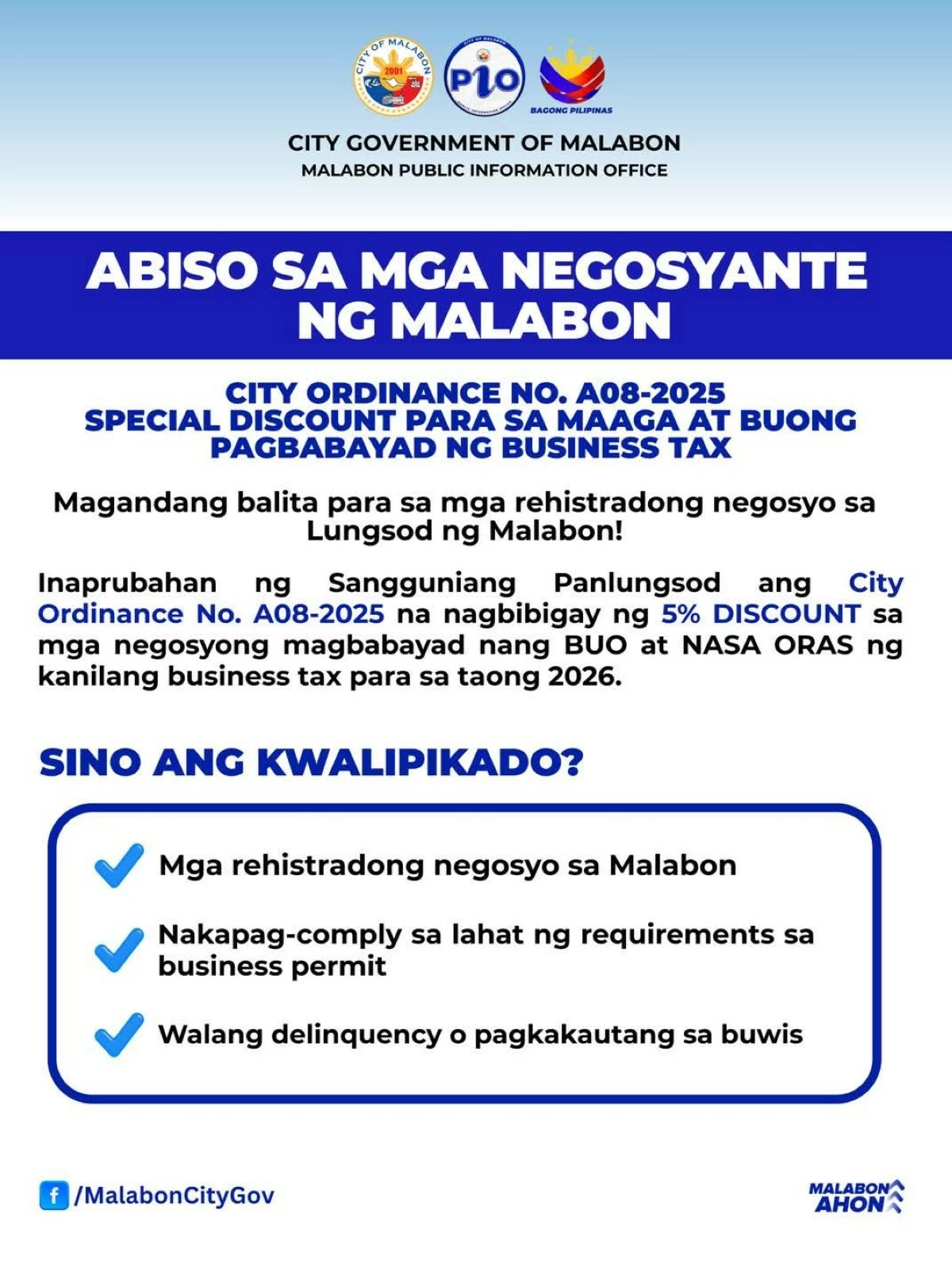 (Photo from Malabon City LGU)