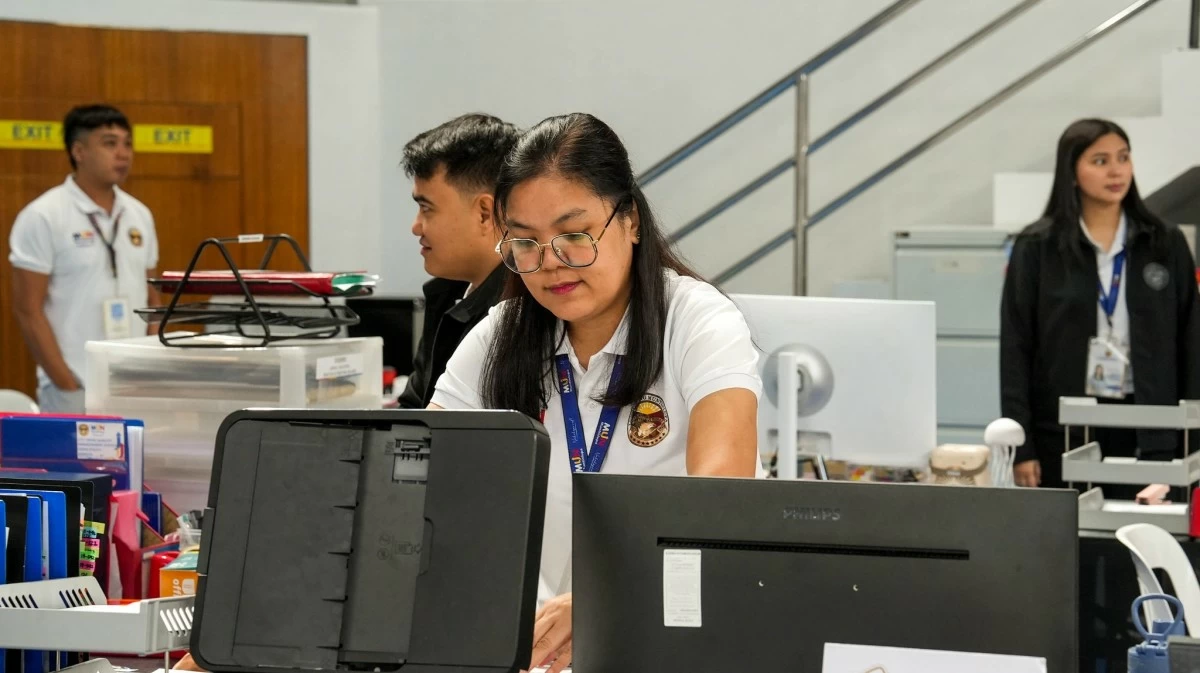 The Muntinlupa Business Permit Renewal Hub at the Muntinlupa Sports Center on Jan. 5 (Photo from Muntinlupa PIO)