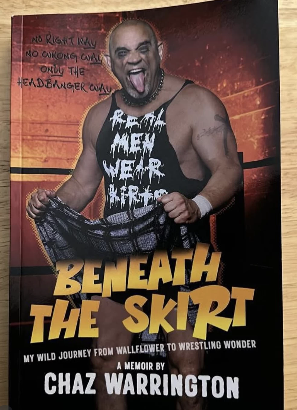 Chaz Warrington's book 'Beneath the Skirt' (Instagram)