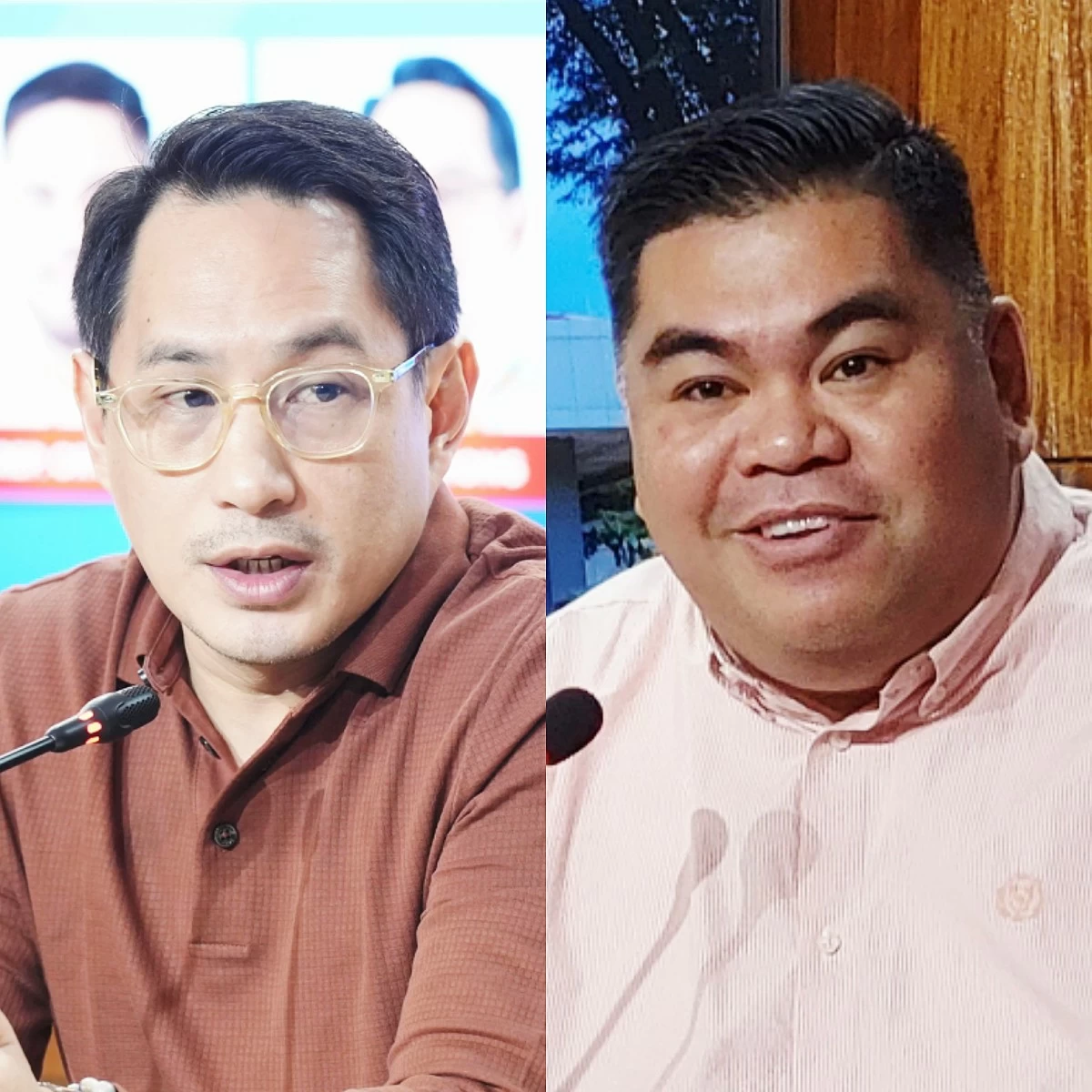 Lanao del Sur 1st district Rep. Zia Alonto Adiong (left), Tingog Party-list Rep. Jude Acidre (PPAB, MANILA BULLETIN)