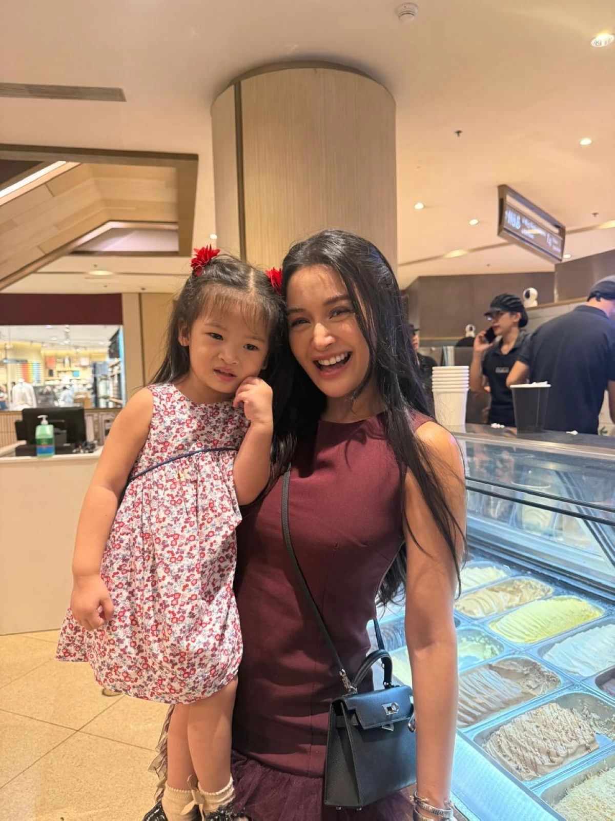 Actress Kris Bernal and daughter Hailee