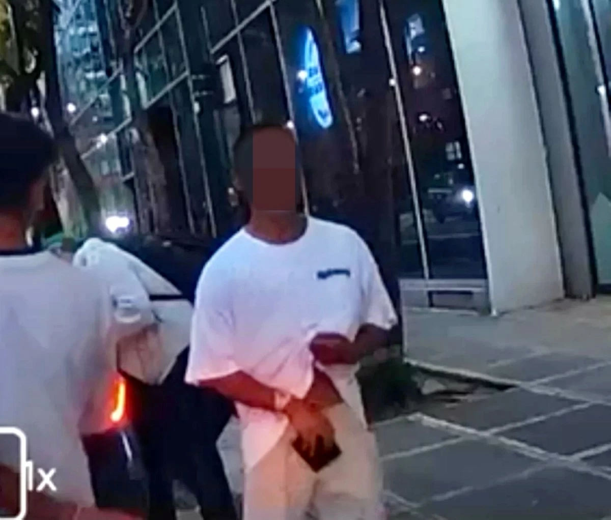 One of the suspects in the Bonifacio Global City incident (Photo from u/miarvivi on Reddit)