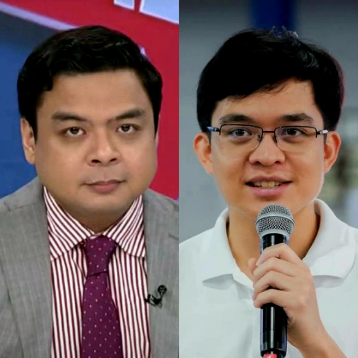 Bicol Saro Party-list Rep. Terry Ridon (left), Batangas 1st district Rep. Leandro Legarda Leviste (Facebook)