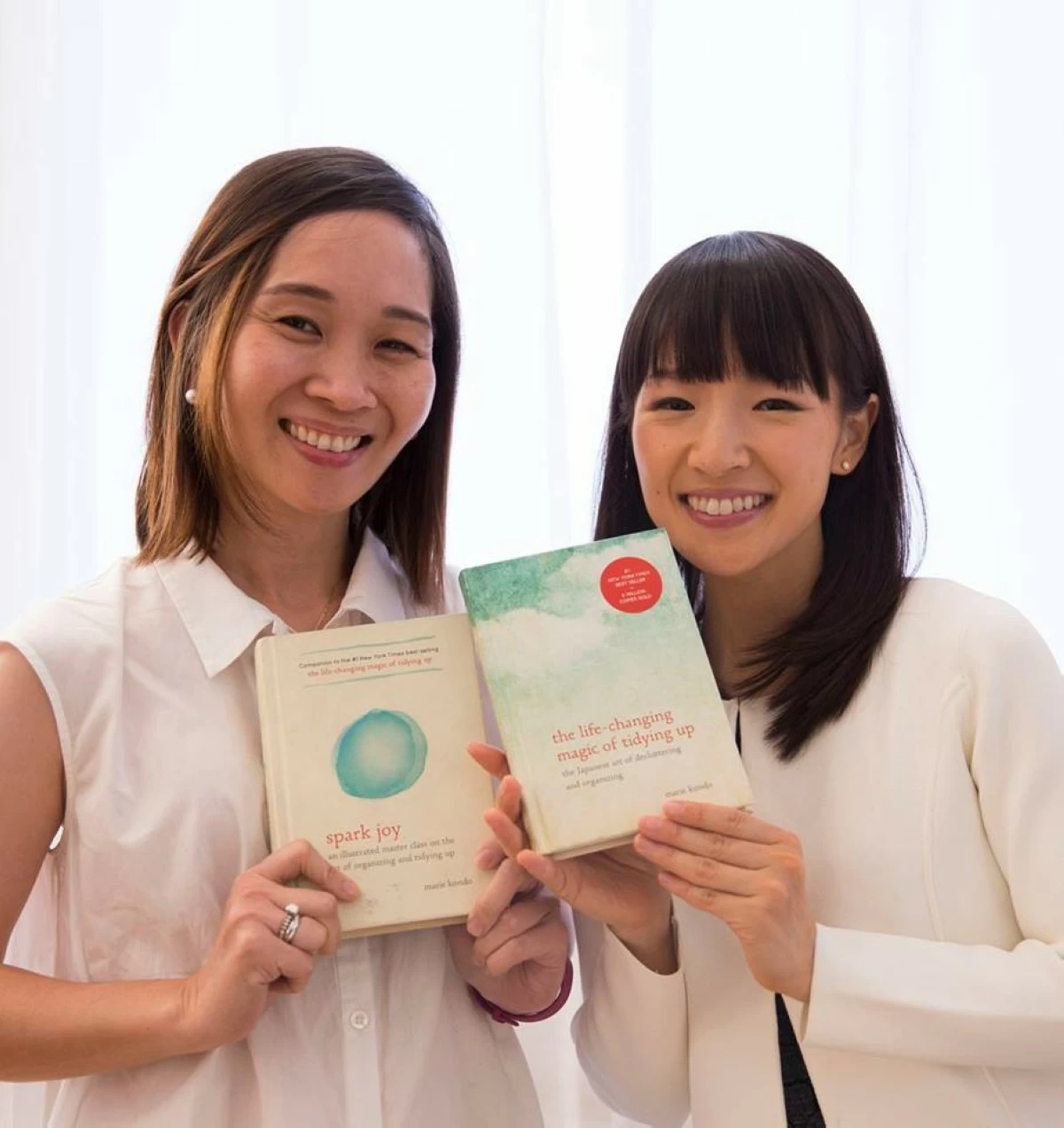 Christine Dychiao and Marie Kondo, taken during the seminar in NYC