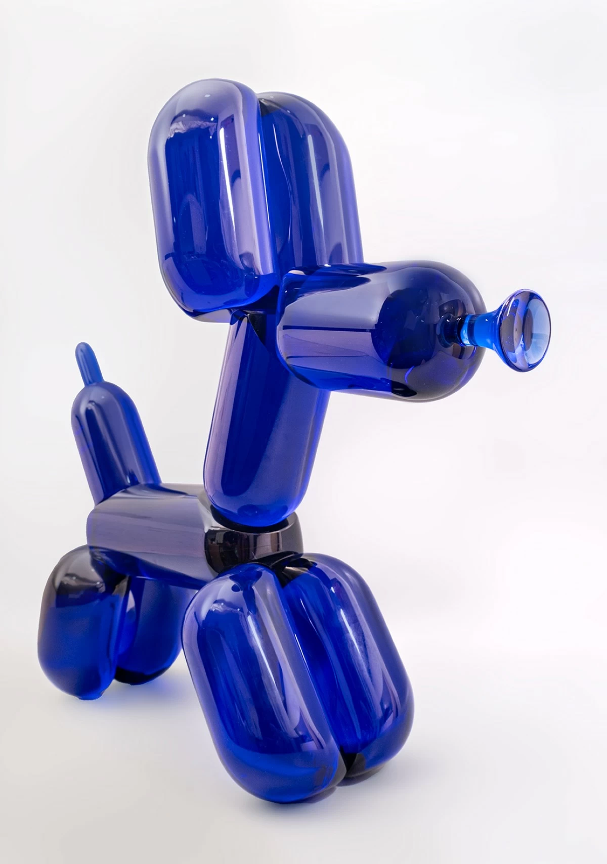 'DANUBE,' 17.1x19.6x4.1 in, painted optical glass, 2025