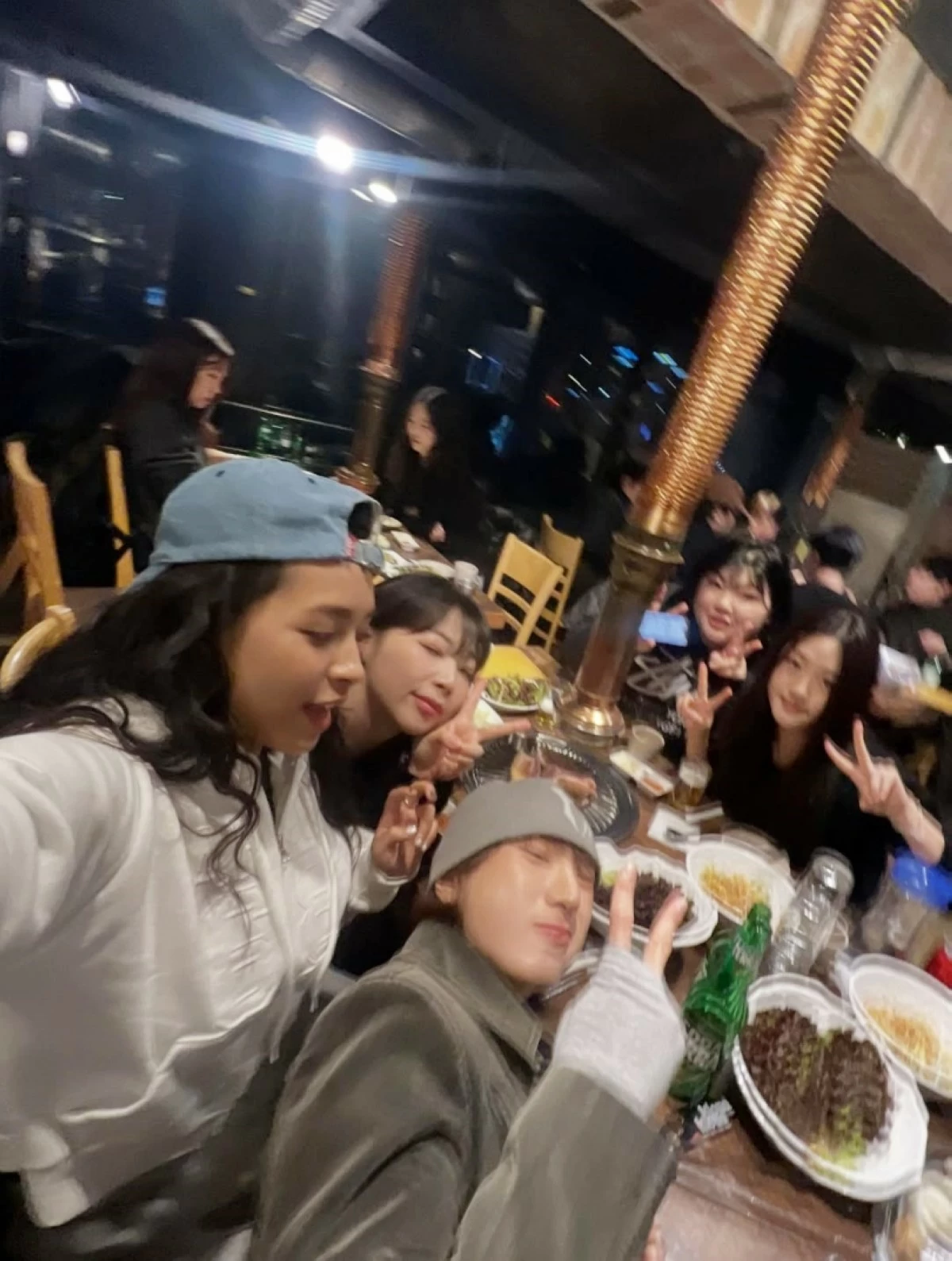 Gwyn Dorado with fellow contestants (Dorado's Instagram0 