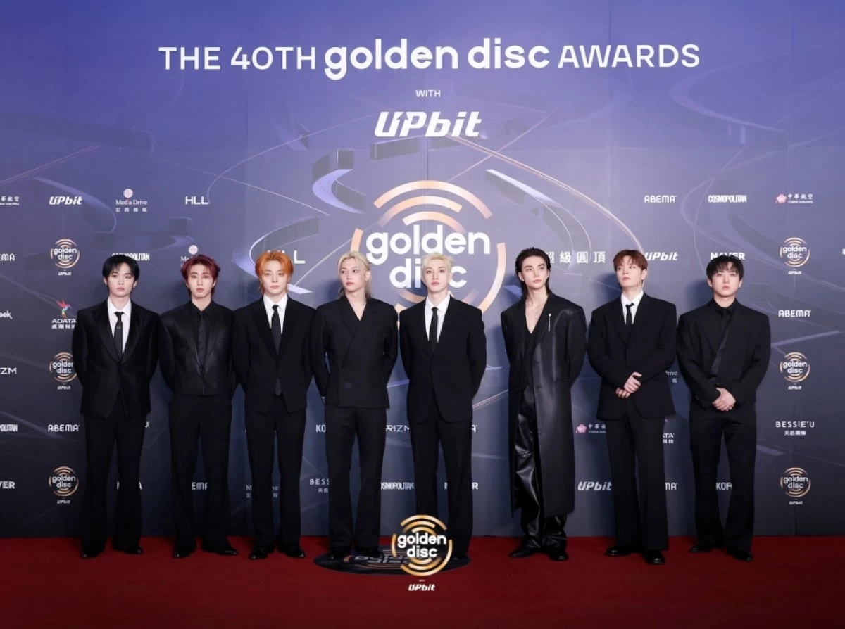 Stray Kids at the 40th Golden Disc Awards (Photo from Golden Disc Awards) 