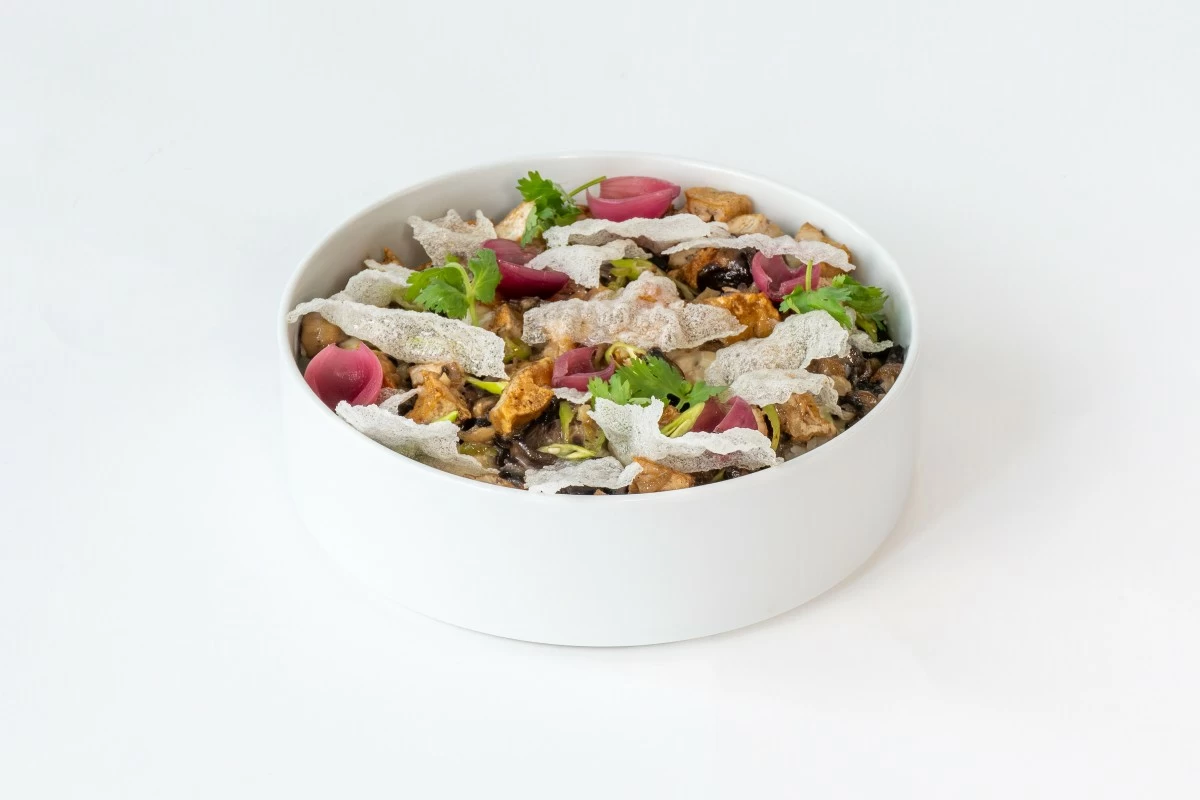 Mushroom and Tofu Sisig