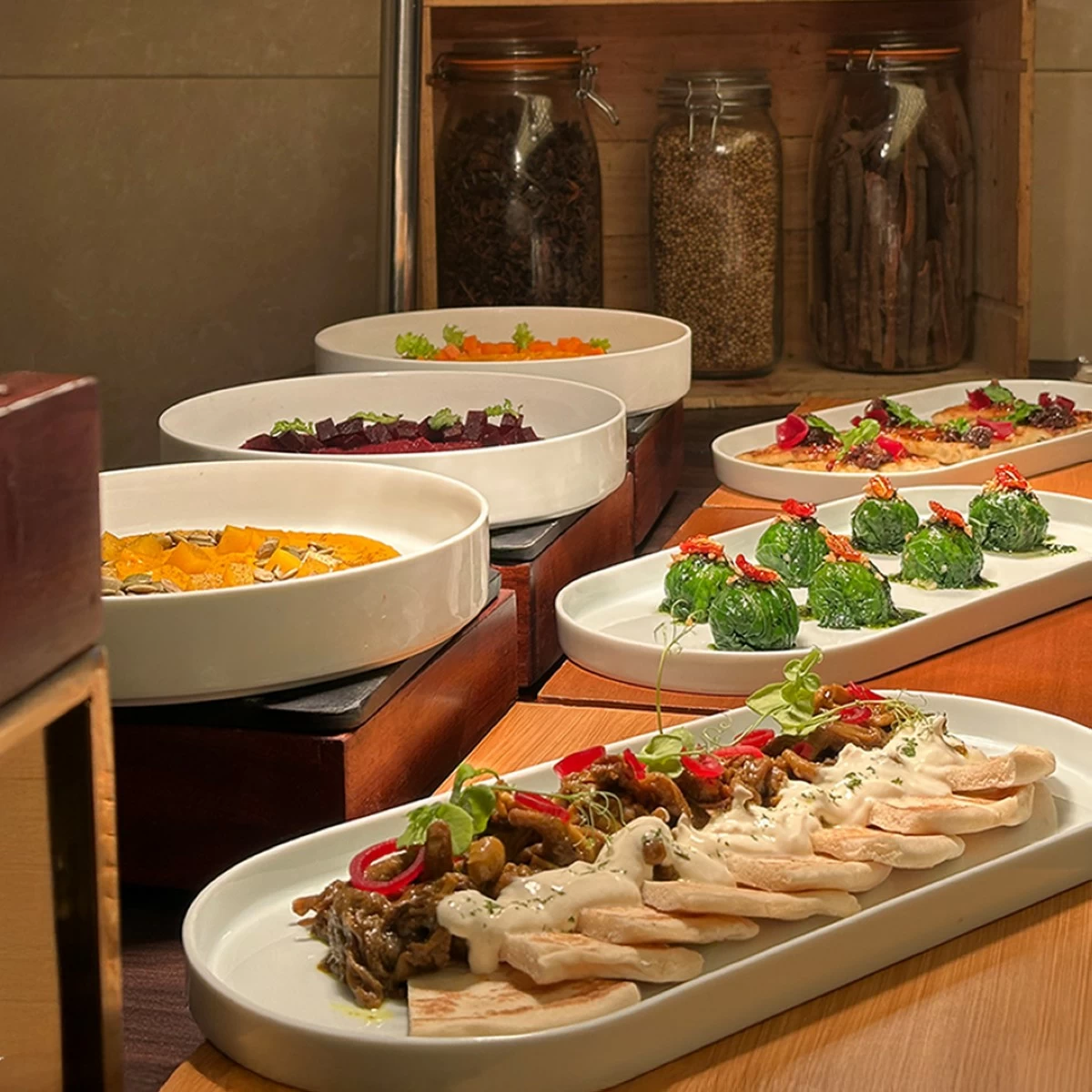 Plant-based Buffet Station